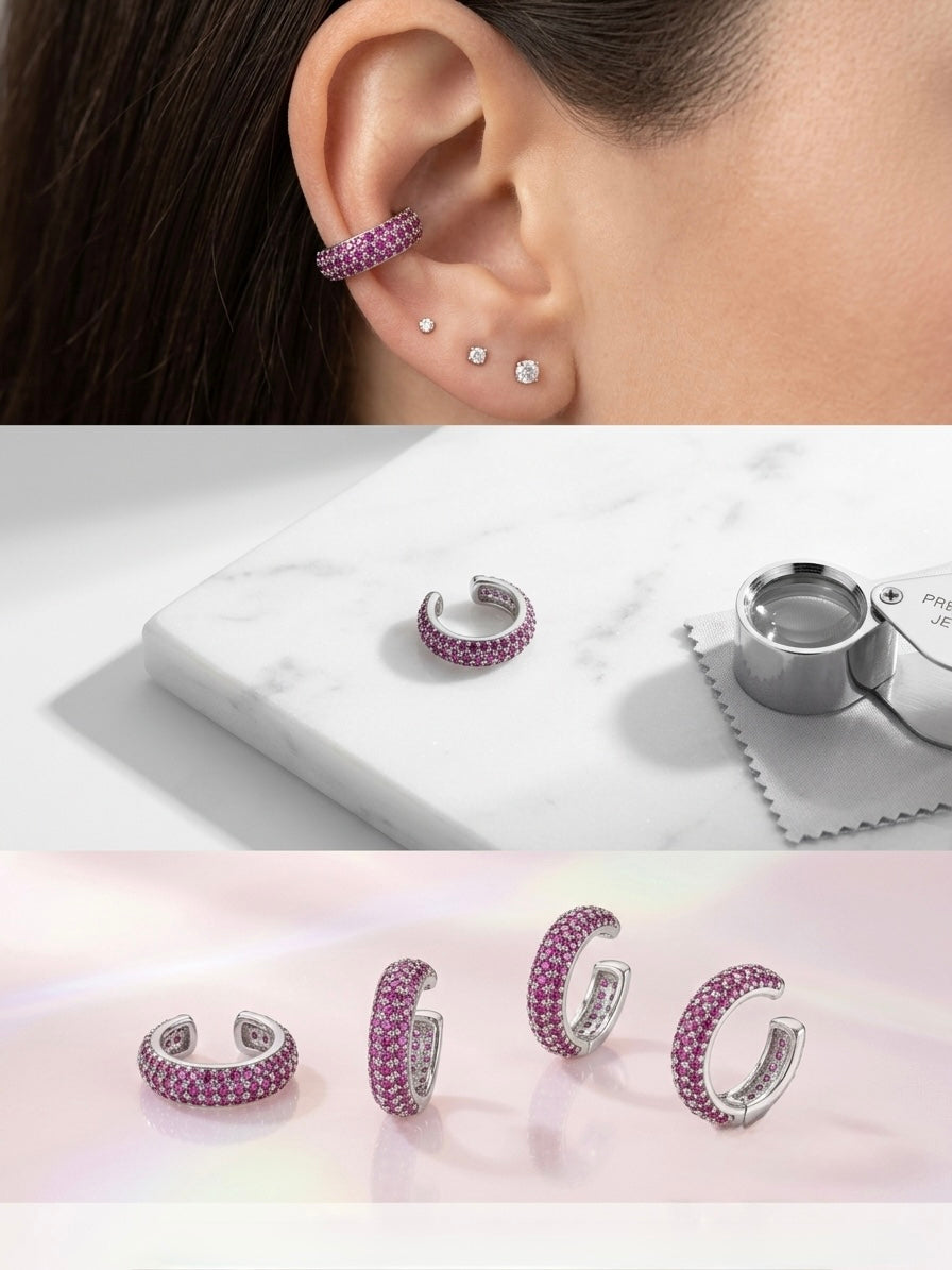 Pink Ear Cuff