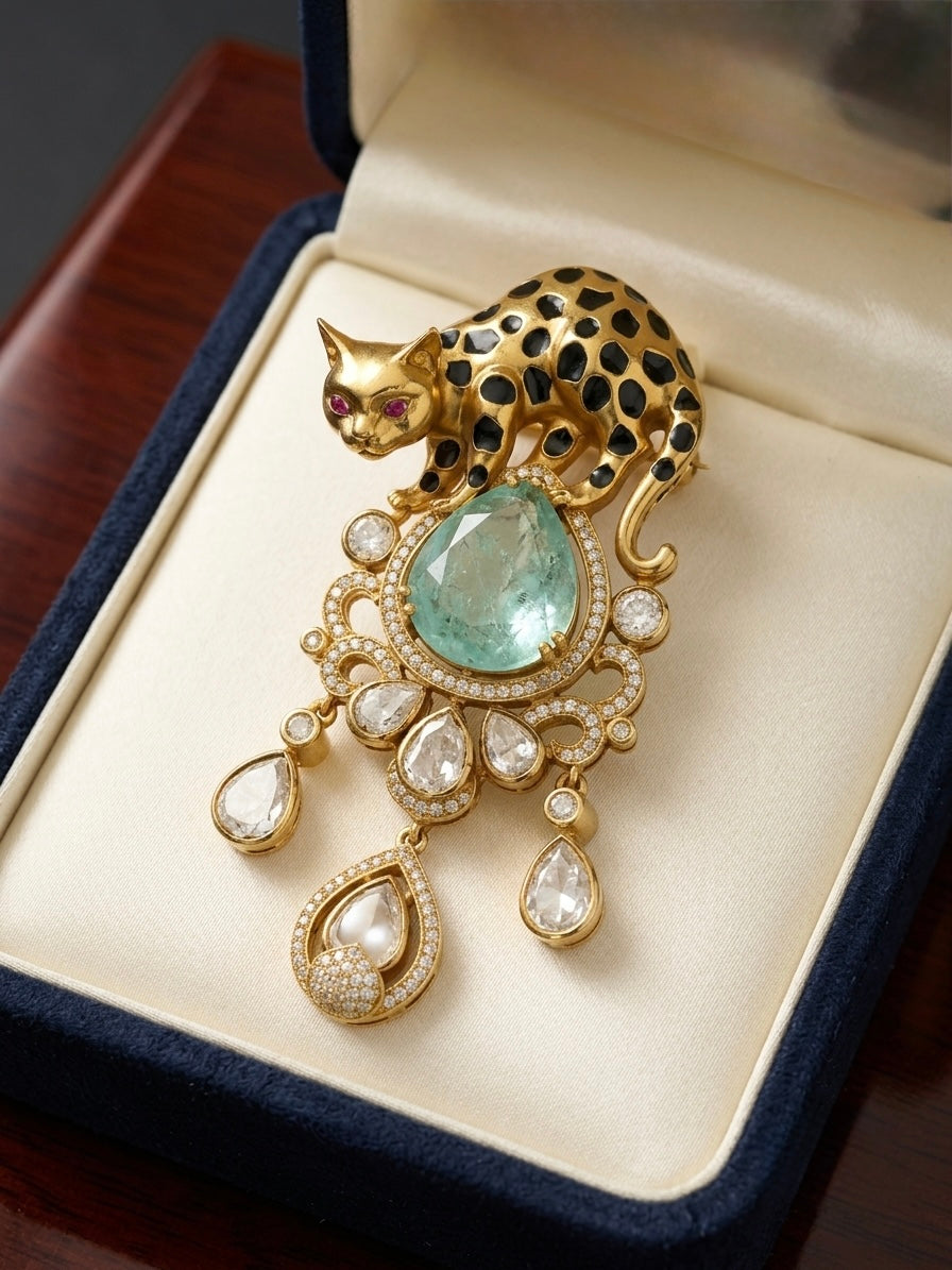 Brooch - Cheetah
