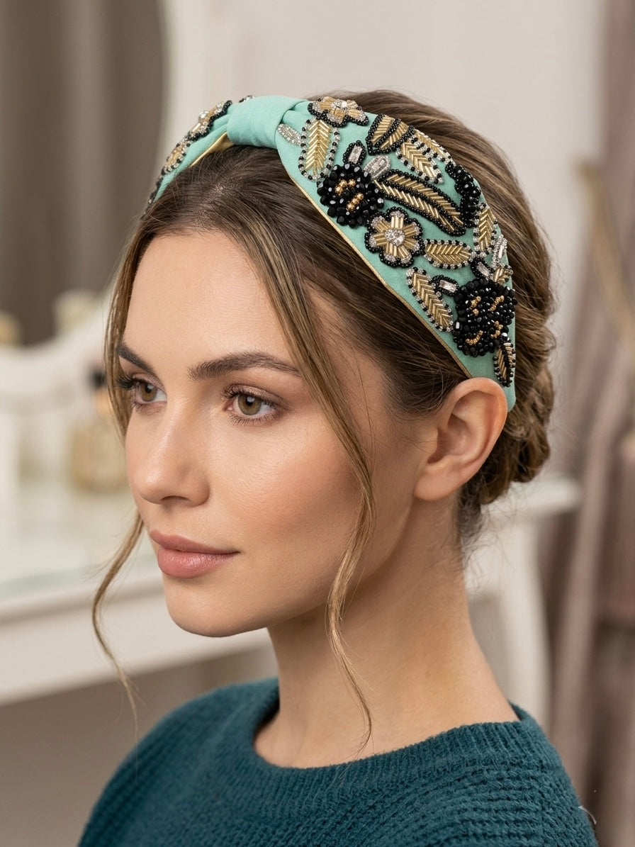 Embroidered Headband