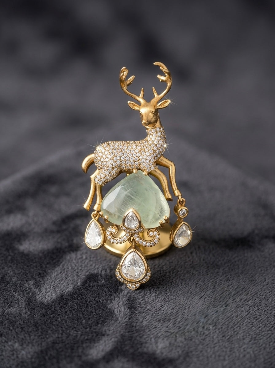 Stag Brooch
