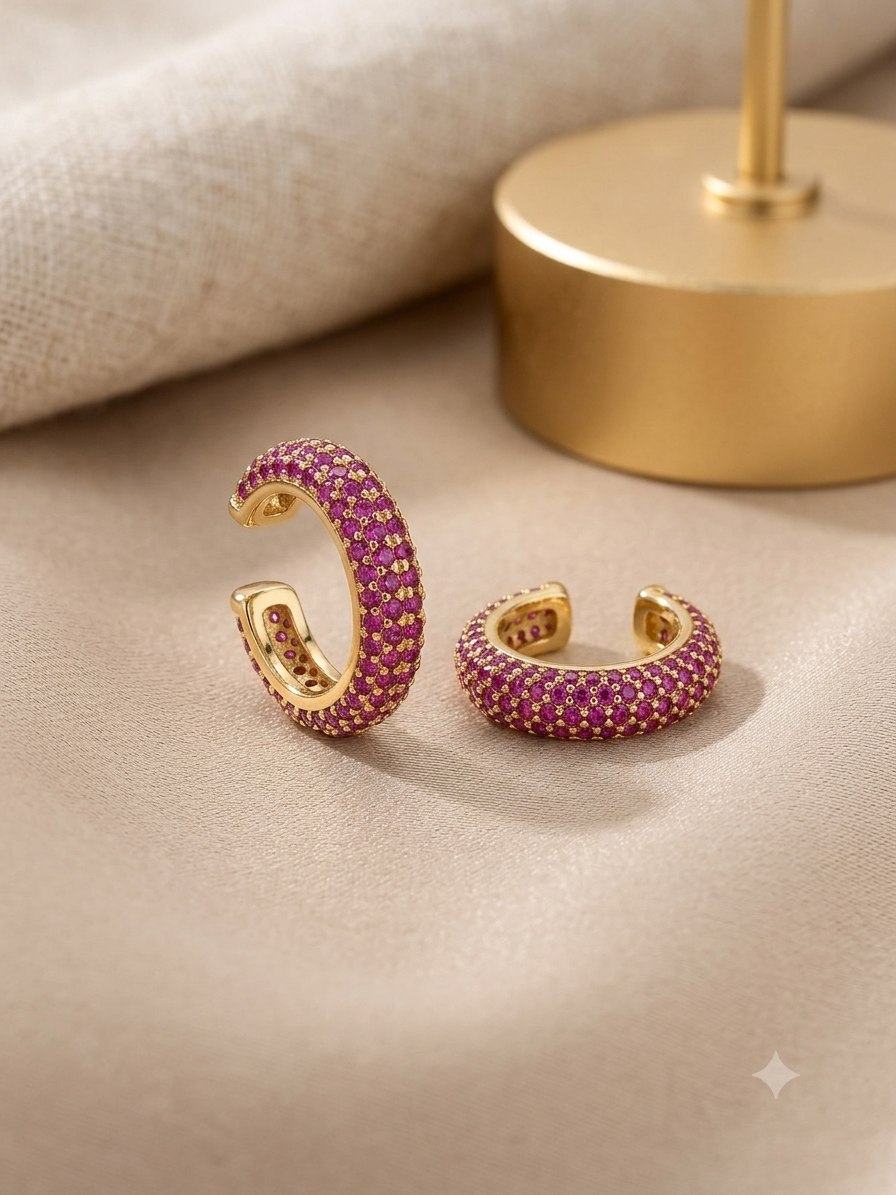 Red Ear Cuff