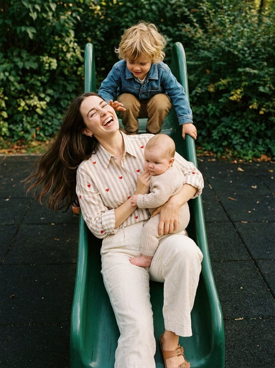 Forget-Me-Not Stripe Shirt