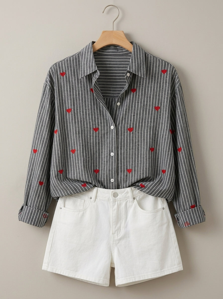 Forget-Me-Not Shirt Stripe