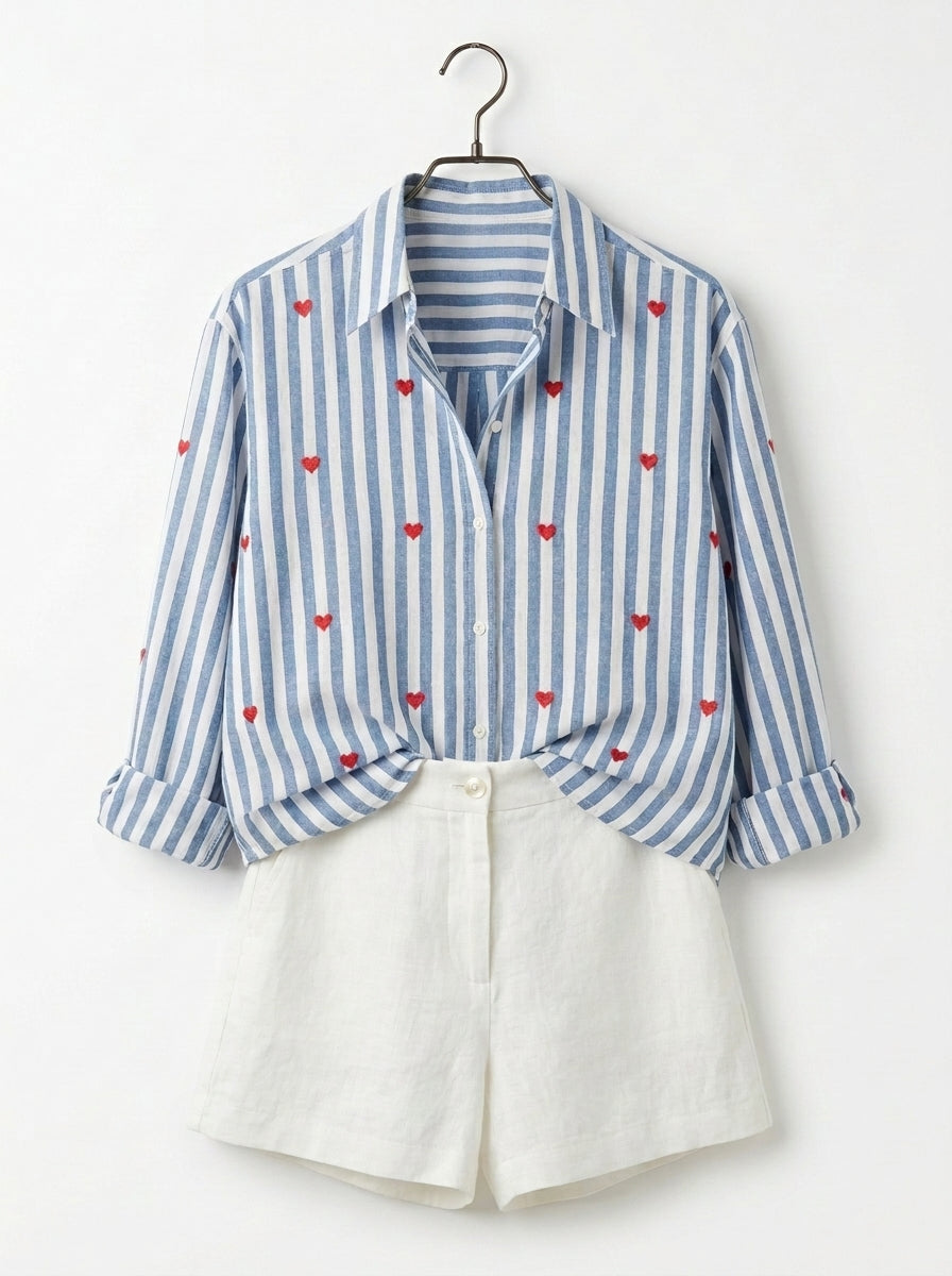 Forget-Me-Not Shirt Stripe