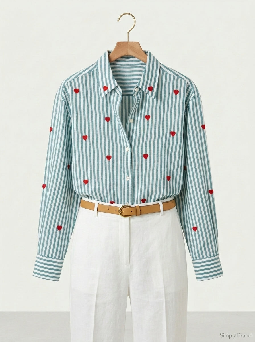 Forget-Me-Not Shirt Stripe