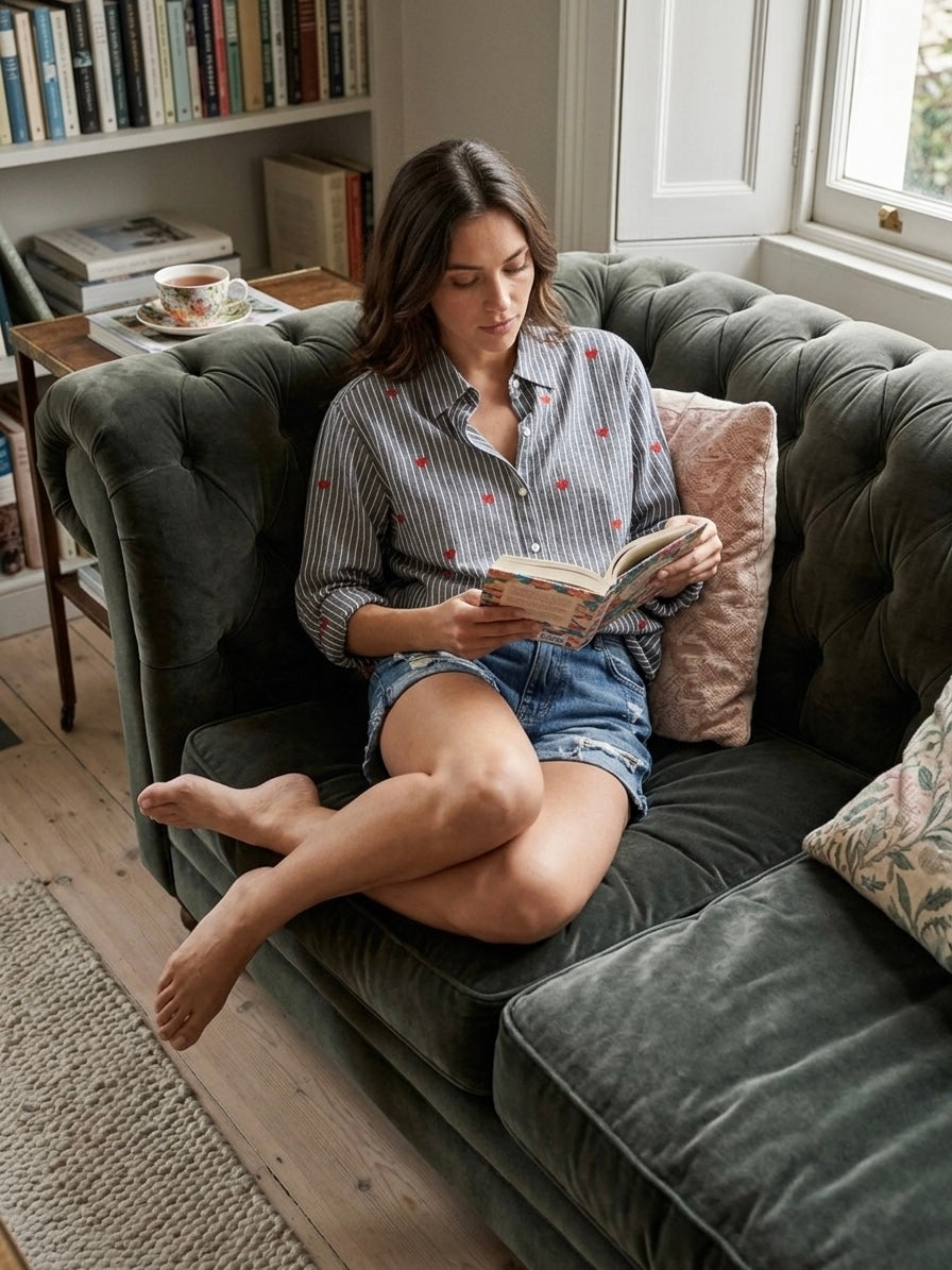 Forget-Me-Not Shirt Stripe