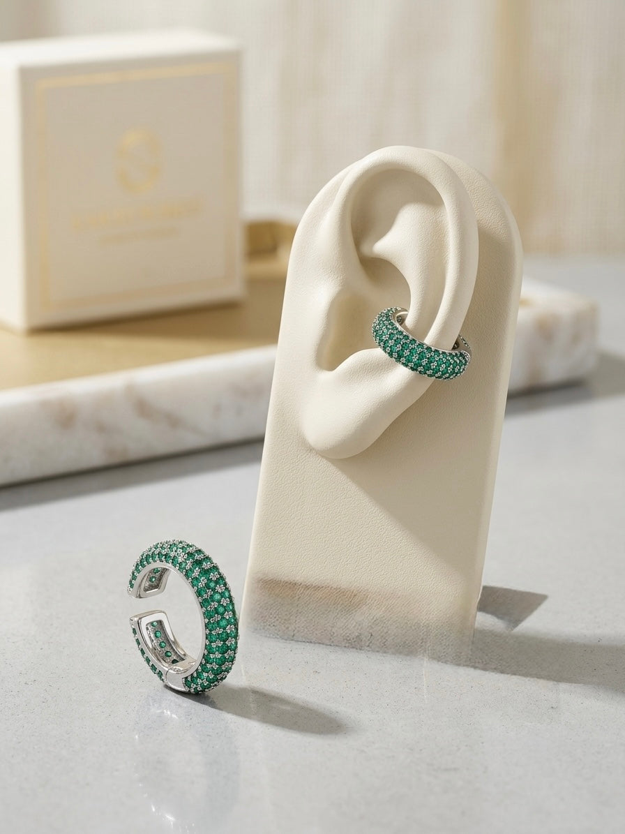 Green Ear Cuff