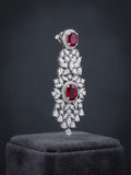 Ruby Chandelier Earrings