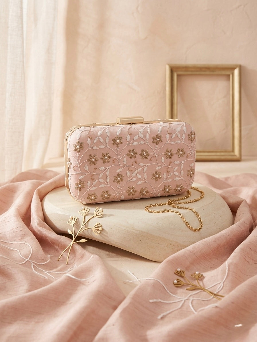 Hand Embroidered Clutch