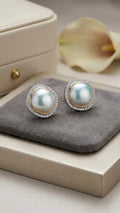 Pearl Studs - Square
