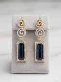 Sapphire Radial Earring