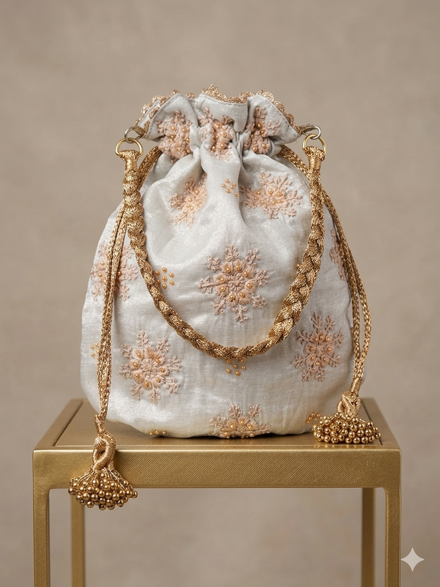 Hand Embroidered Purse