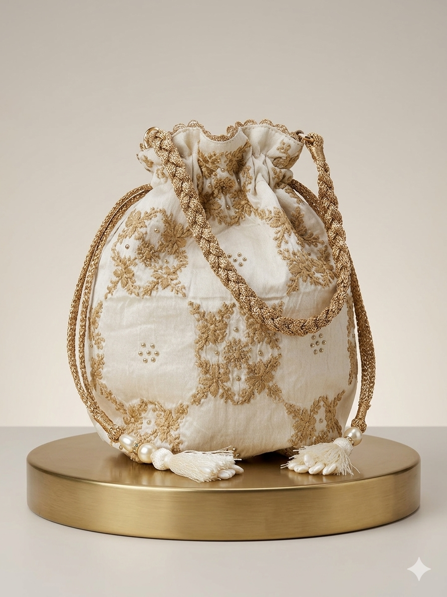 Hand Embroidered Purse