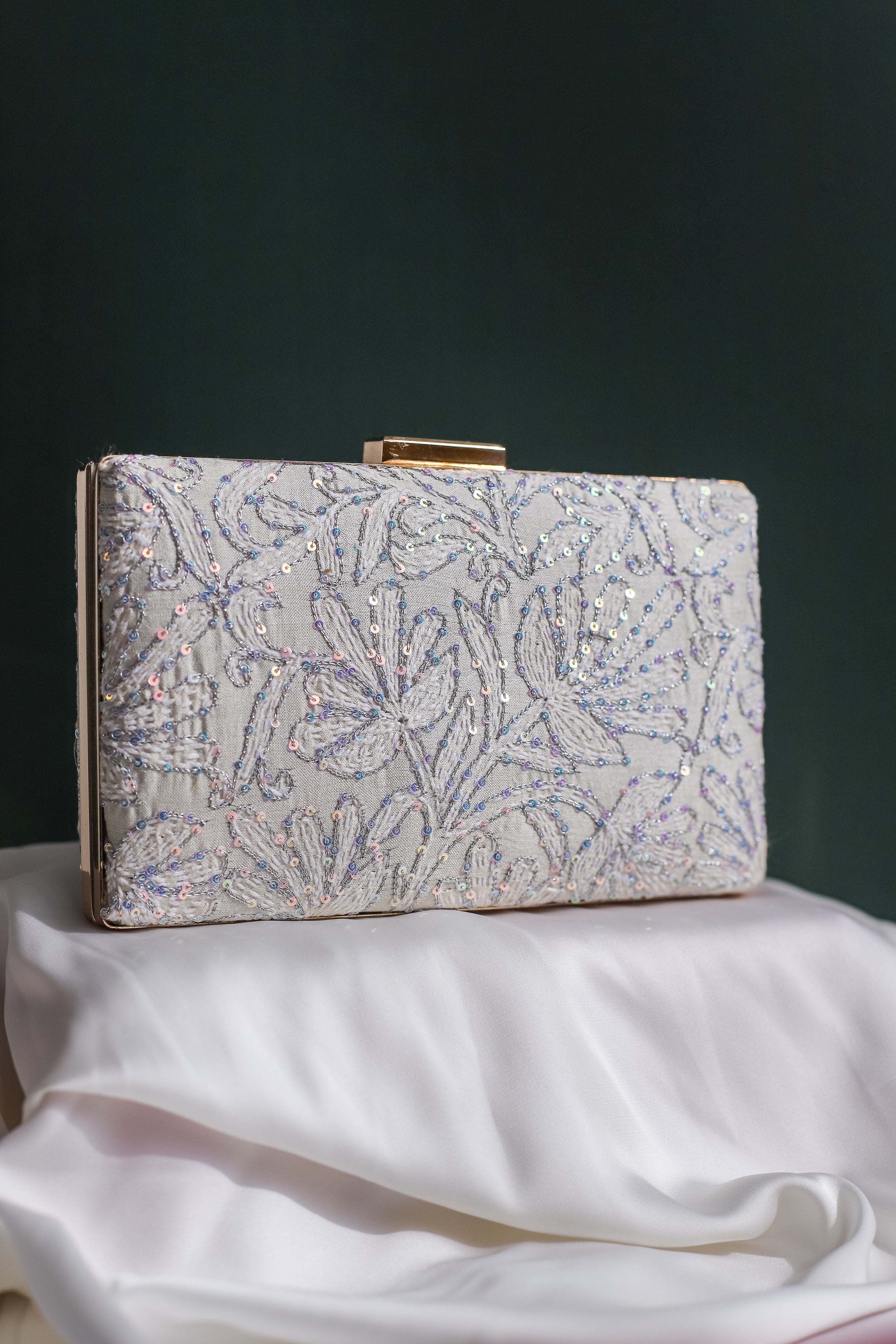 Hand Embroidered Clutch