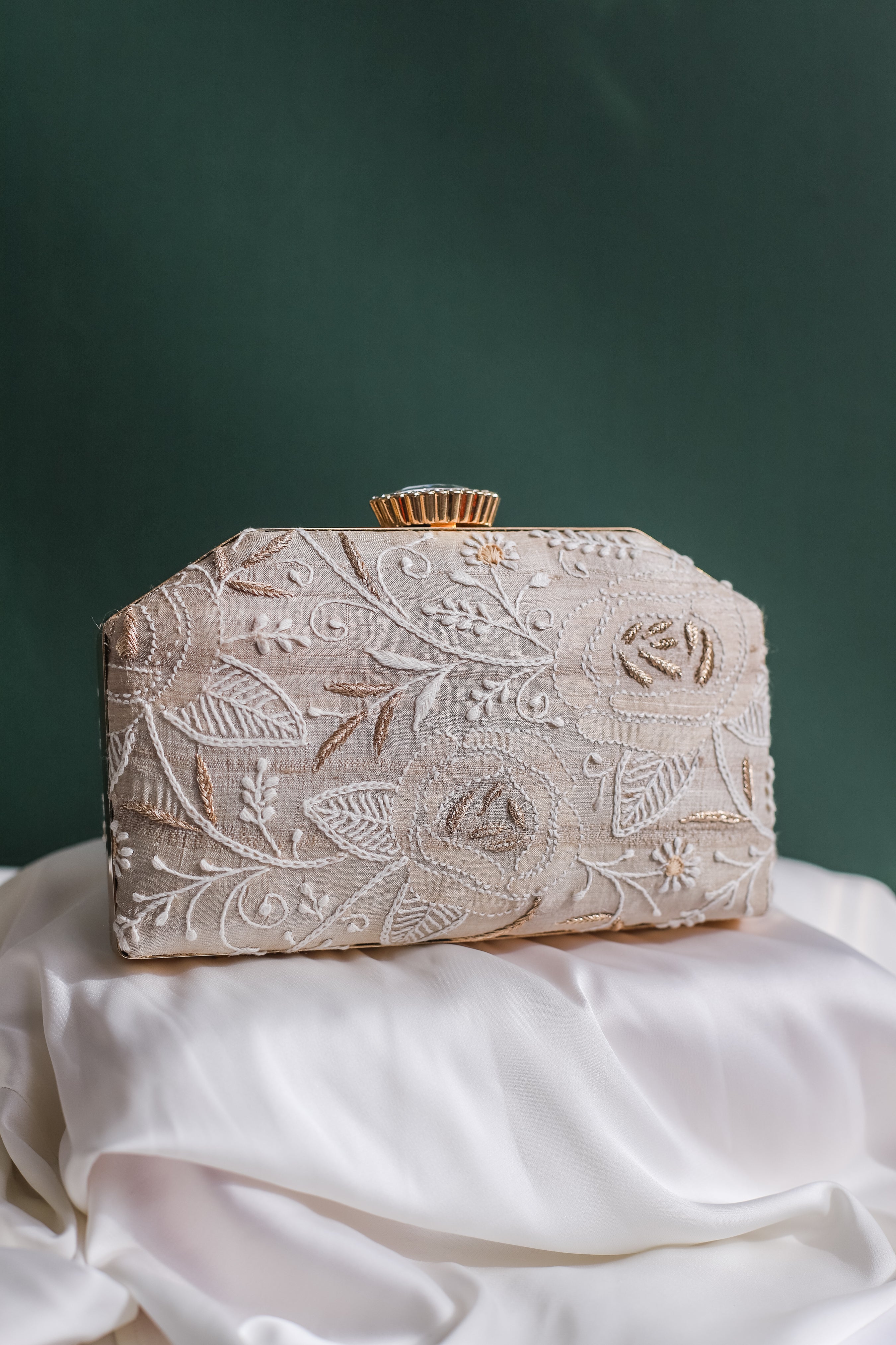 Hand Embroidered Clutch