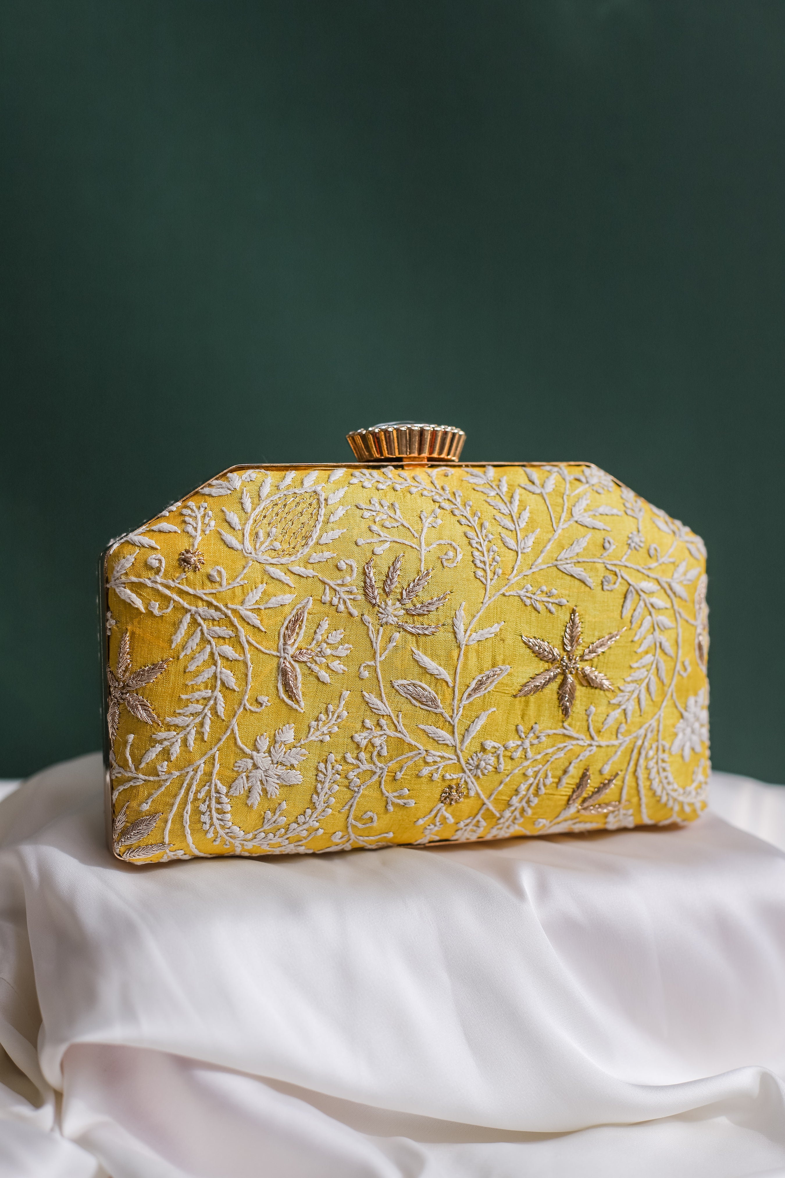 Hand Embroidered Clutch