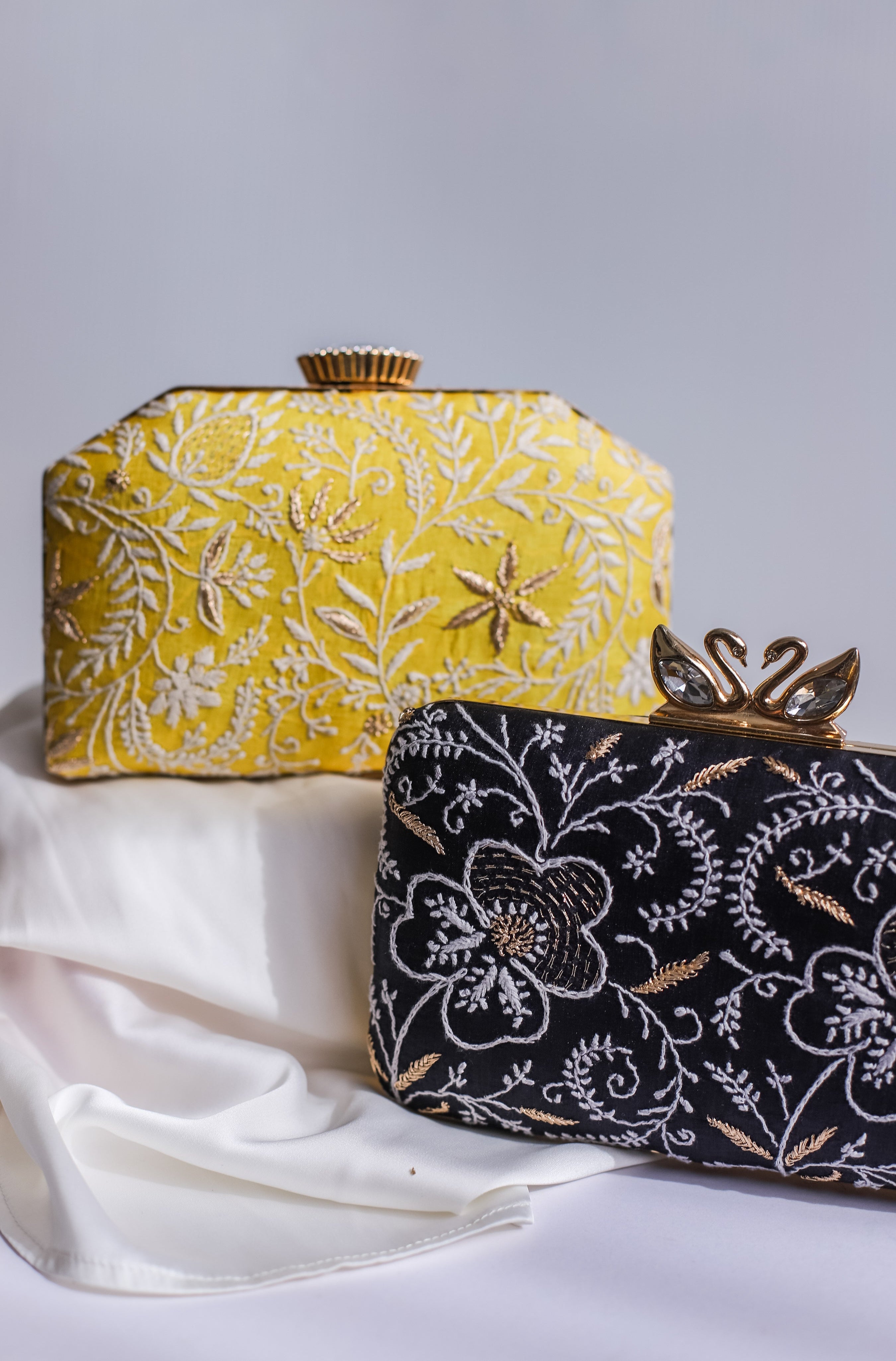 Hand Embroidered Clutch