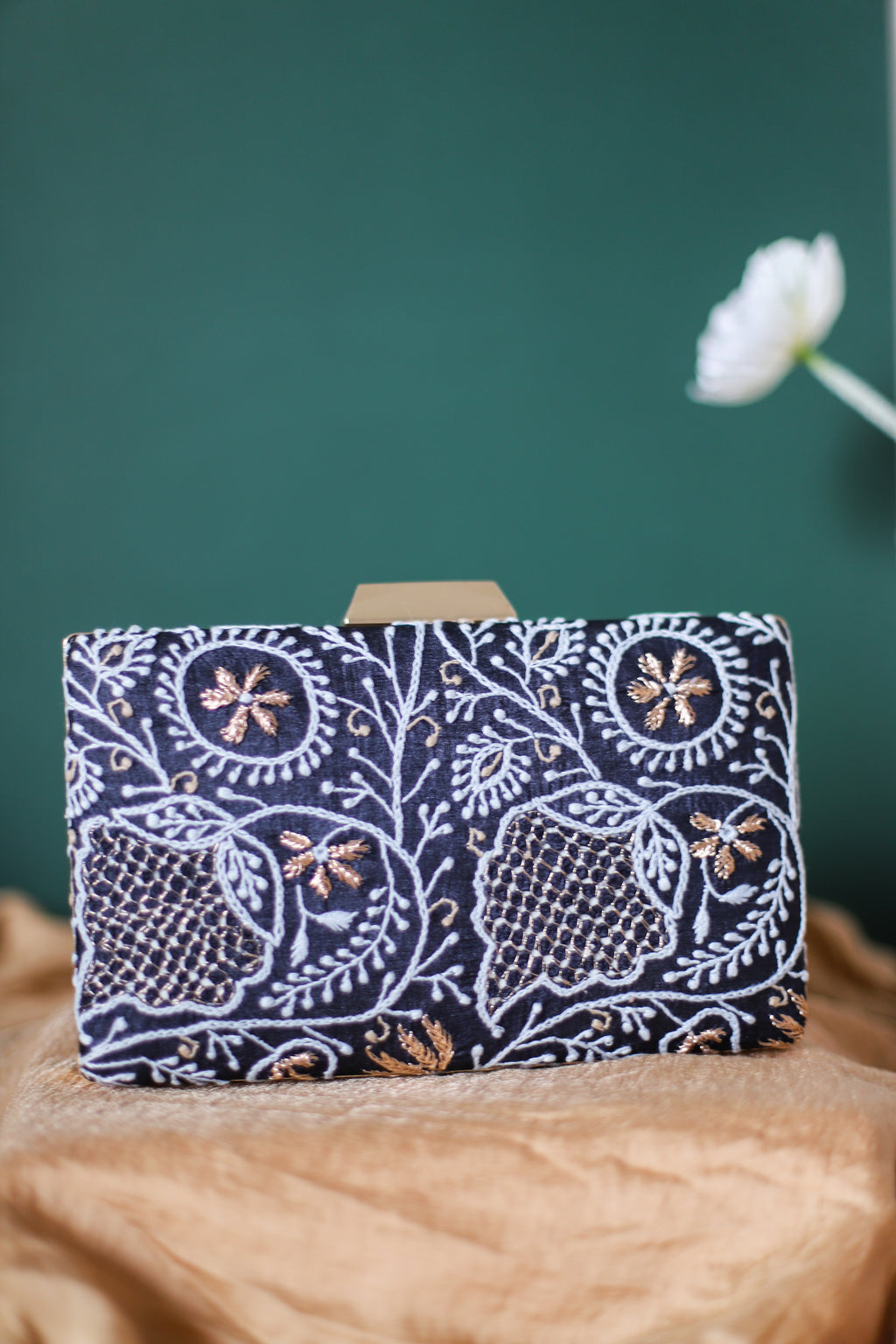 Hand Embroidered Clutch