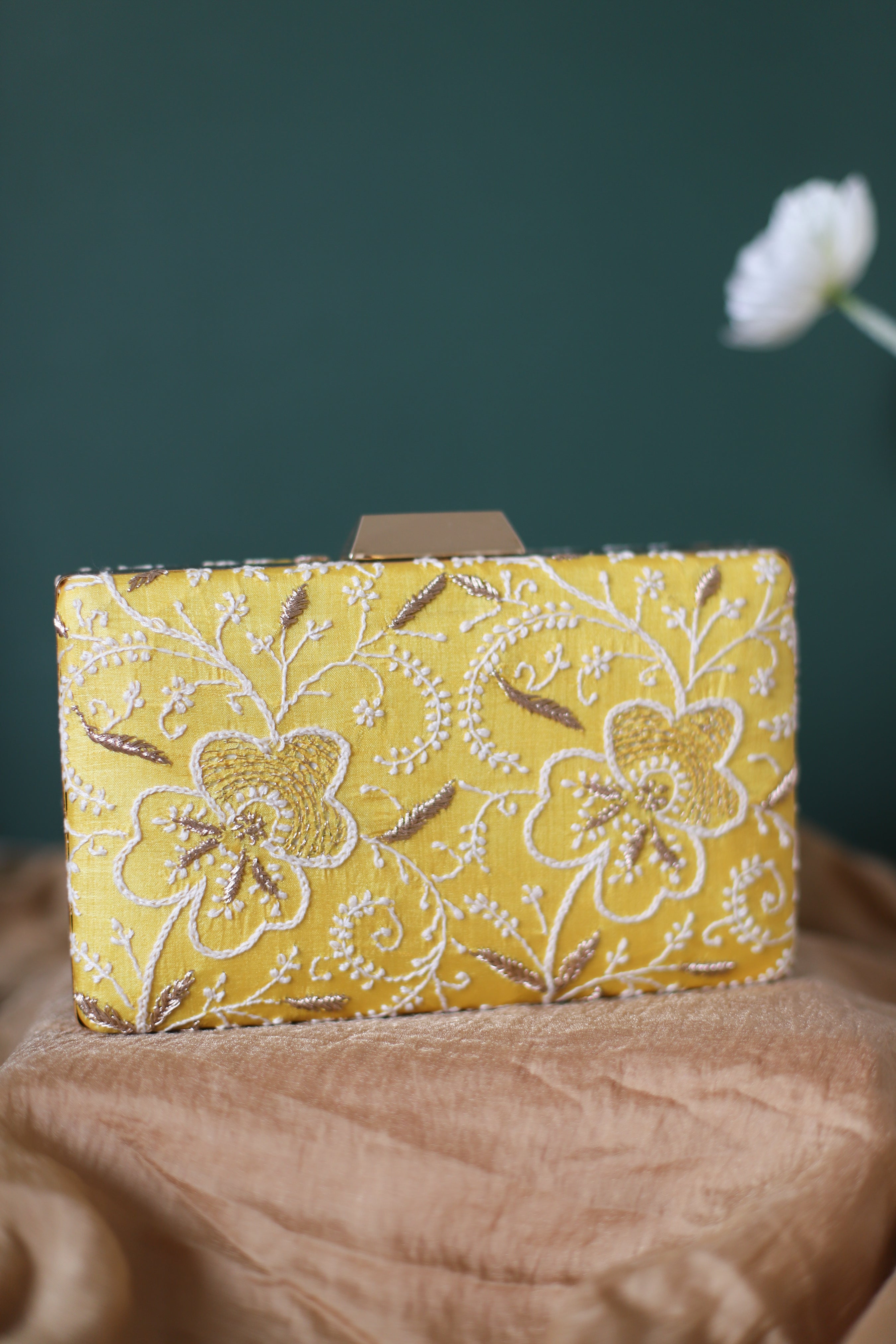 Hand Embroidered Clutch