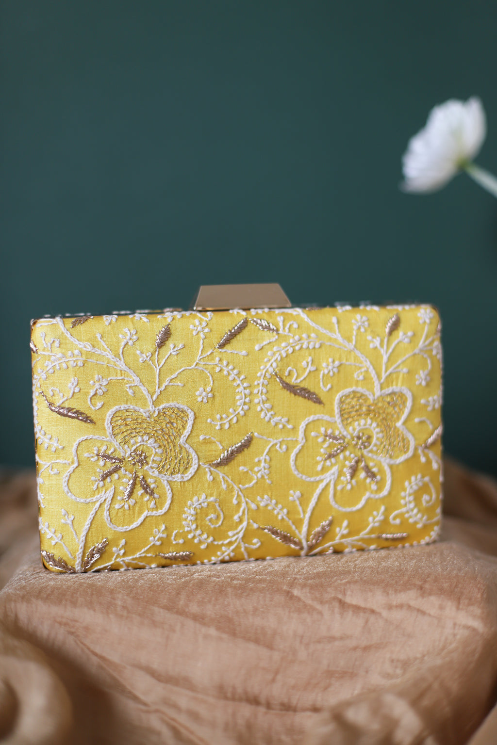 Hand Embroidered Clutch