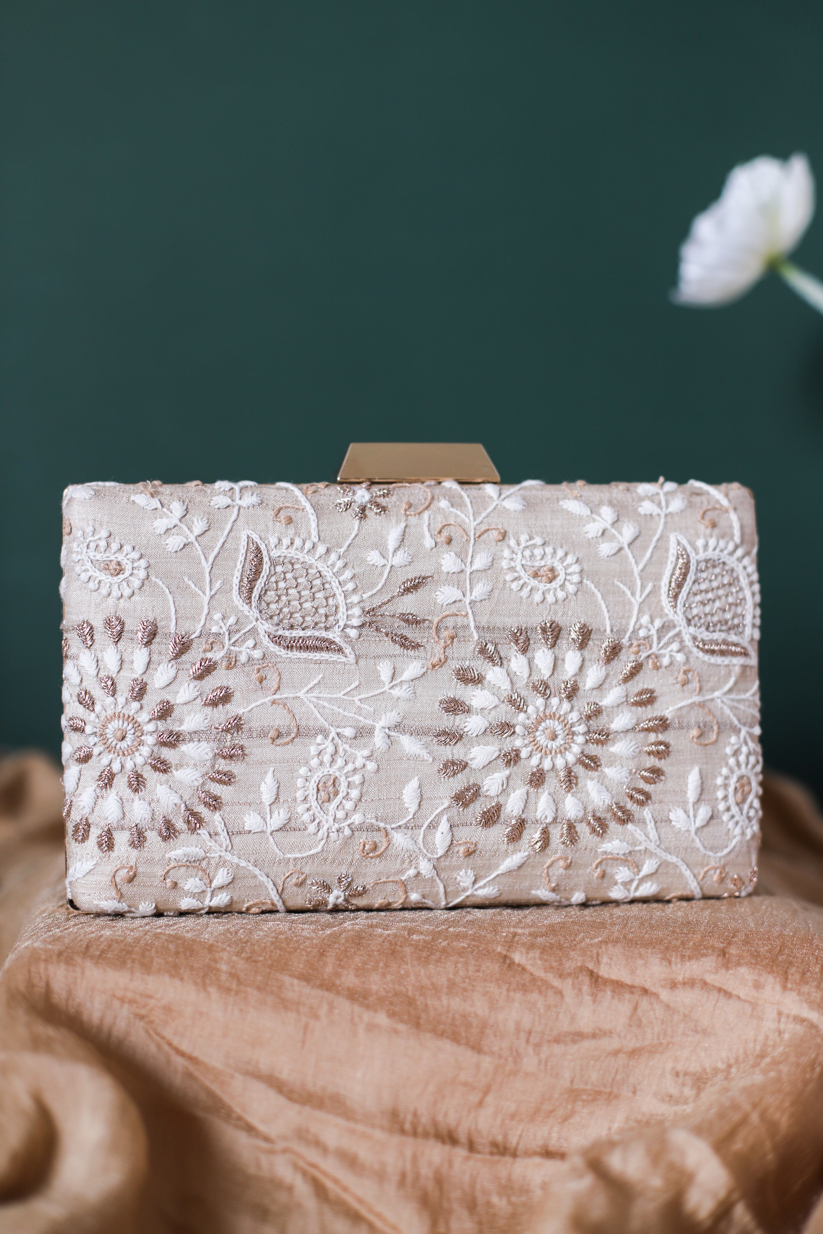 Hand Embroidered Clutch