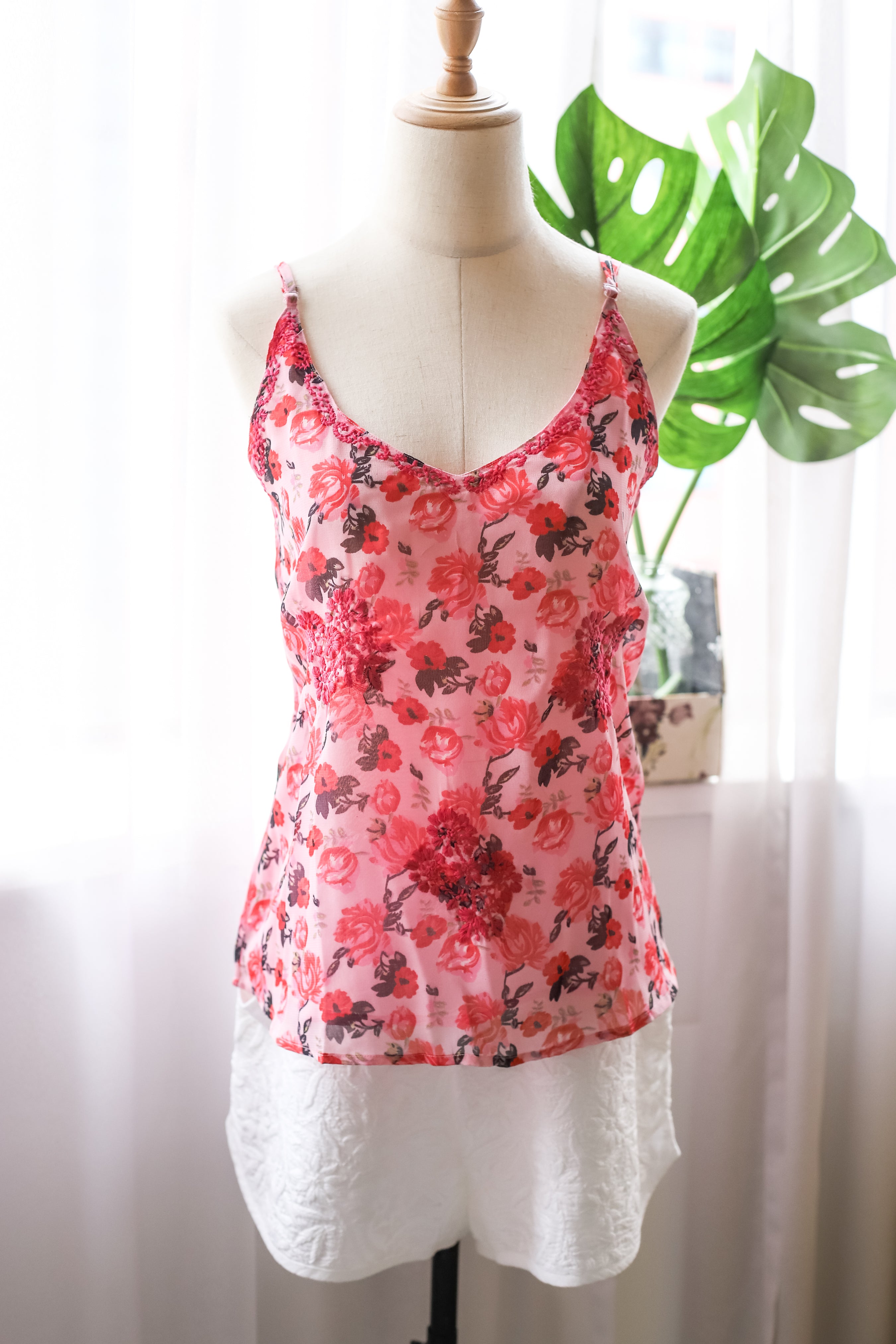 Clarkia Spaghetti - Printed Georgette