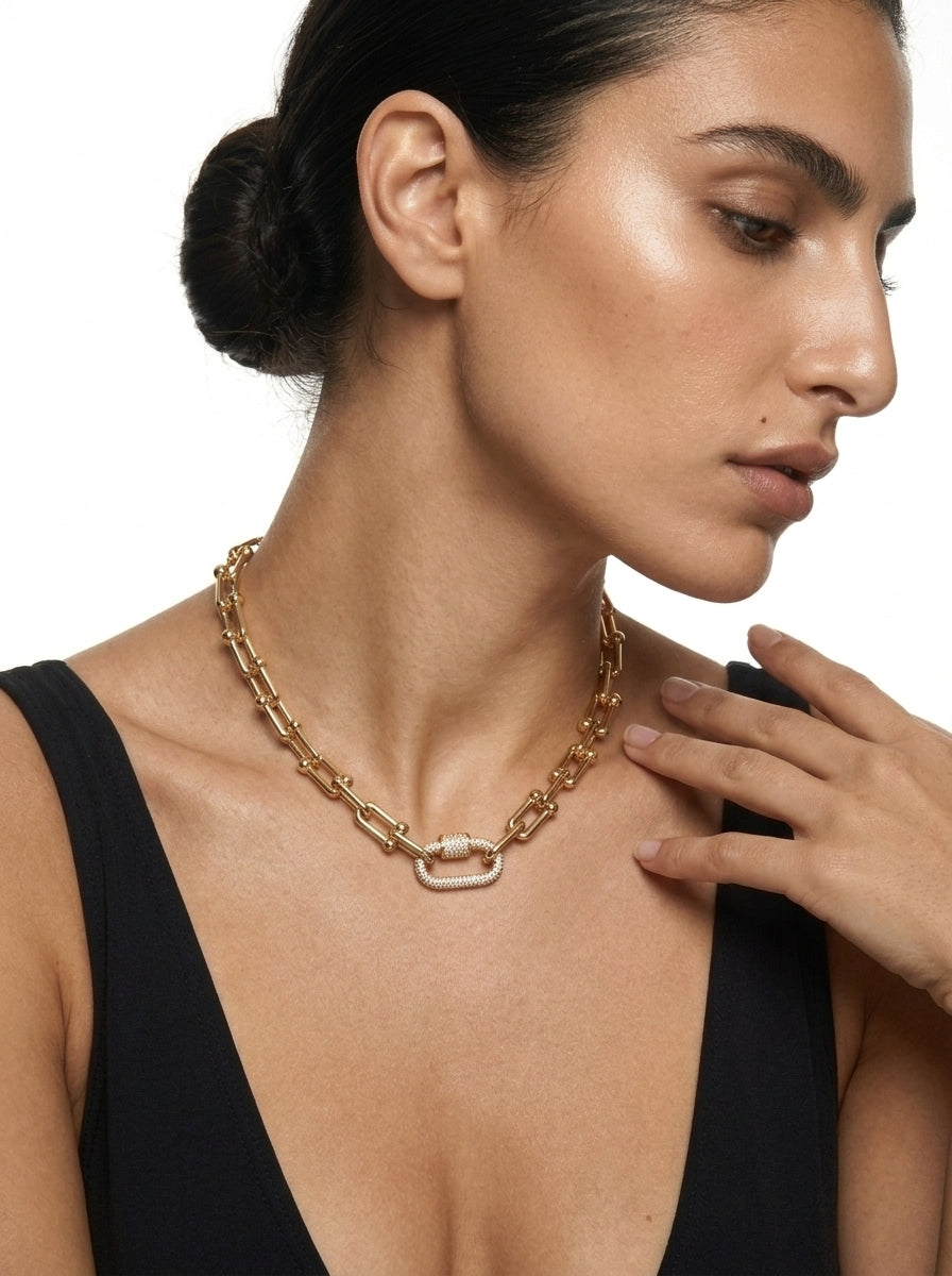 Lock Chain Necklace