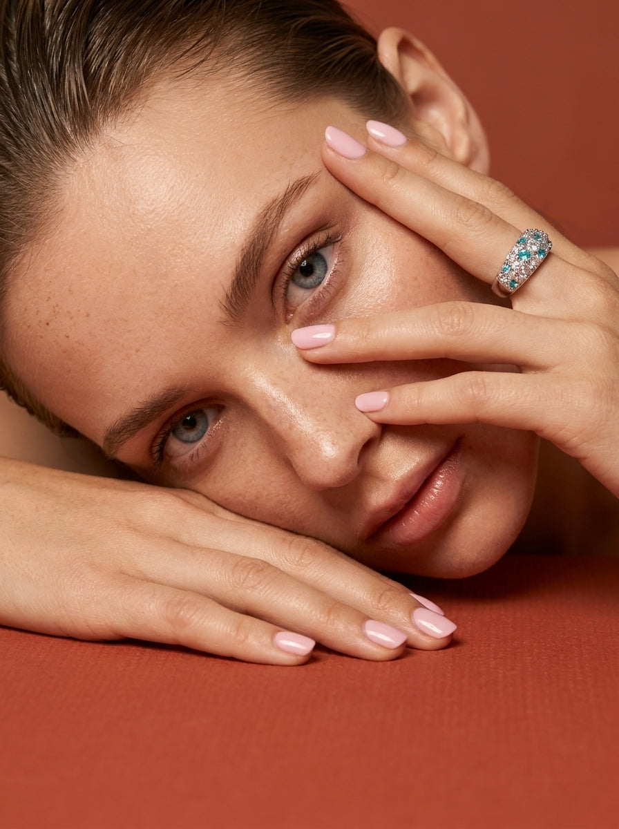 Emerald Open Ring